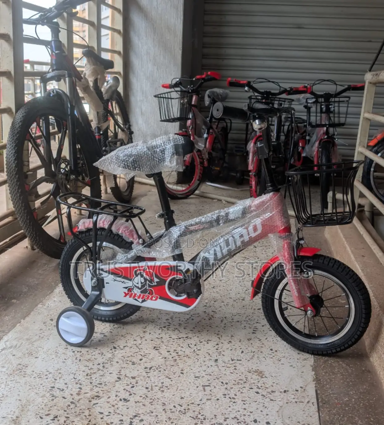 Ride On 2-6years Bicycle With Training Wheels