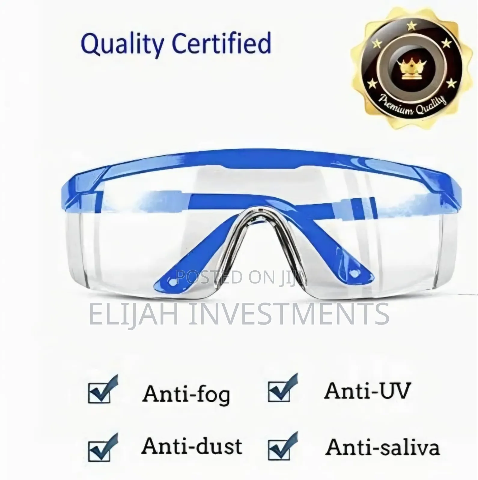 2pcs Safety Goggles