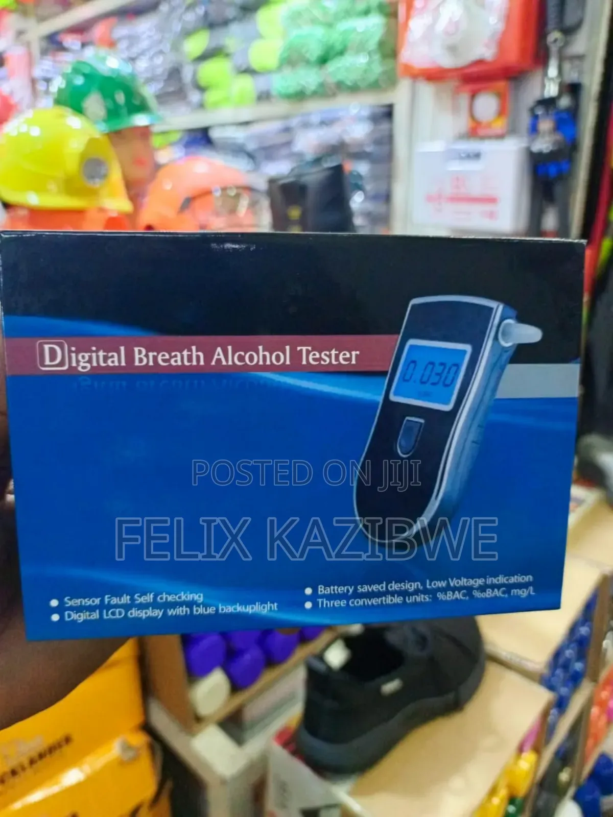 A Digital Breath Alcohol Tester .