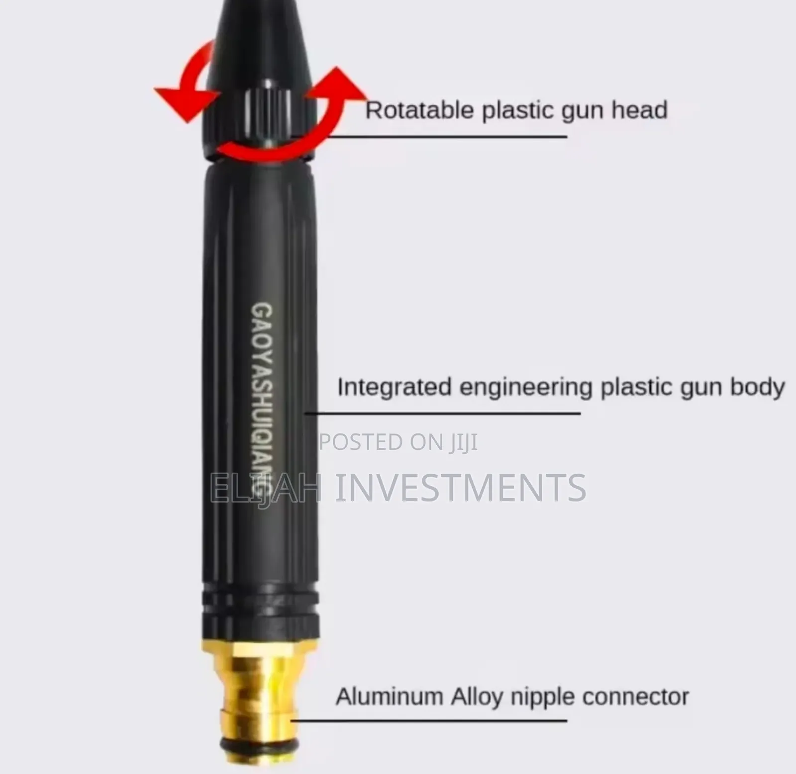 High-Pressure Water Spray Gun Nozzle