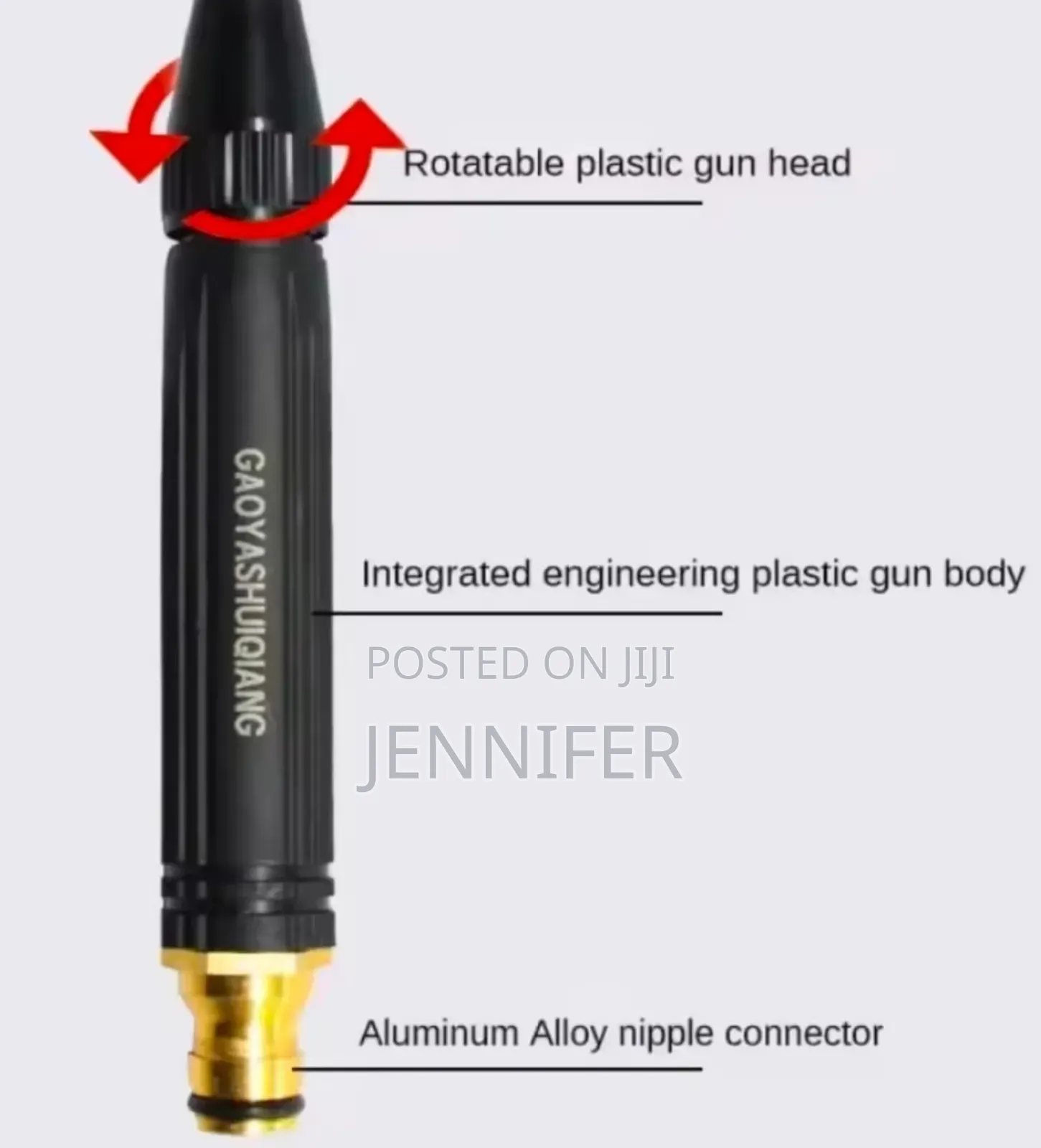 High-Pressure Water Spray Gun Nozzle