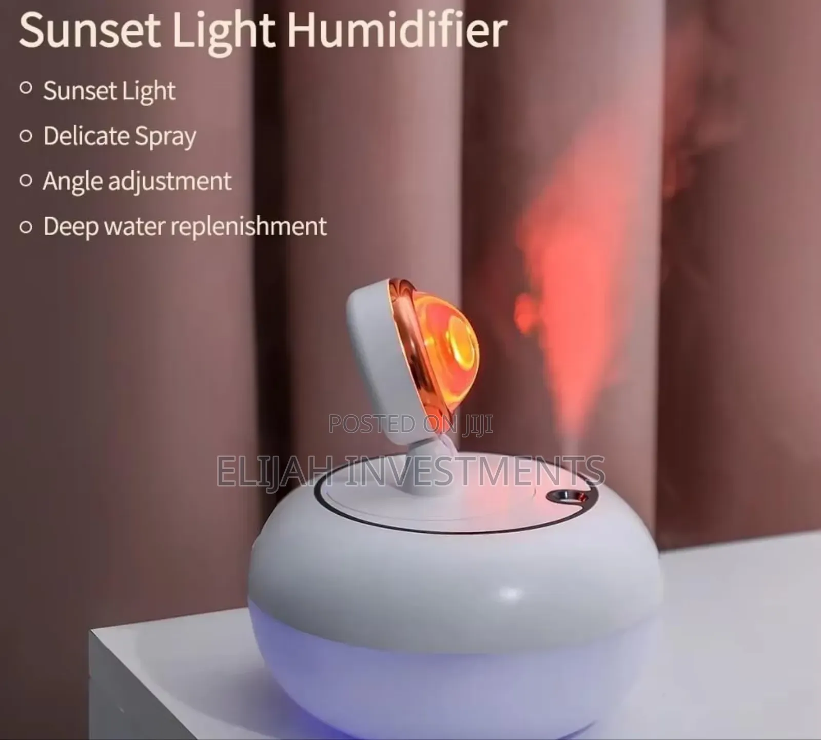 2-in-1 Sunset Light Humidifier