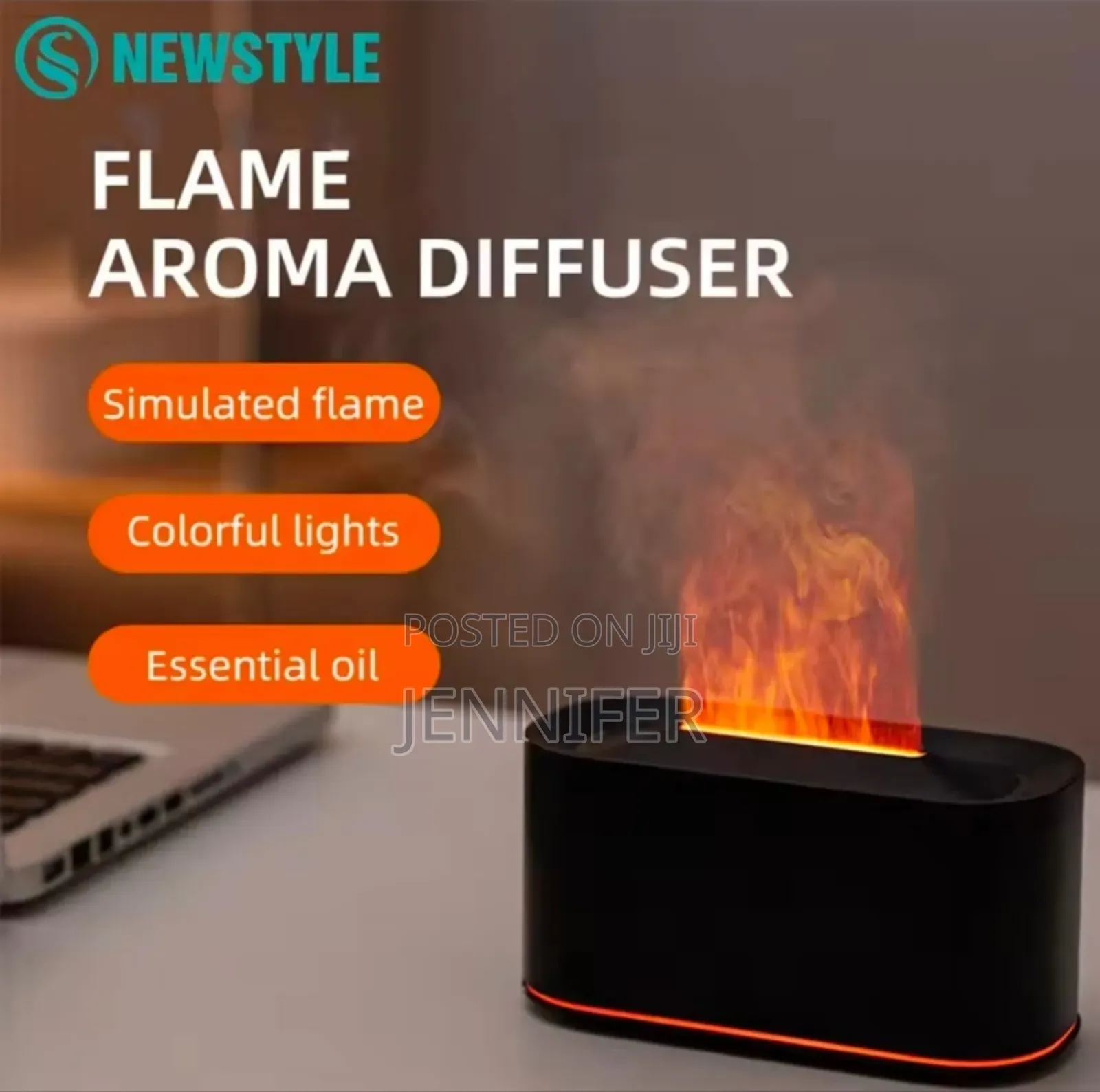 Newstyle Flame Aroma Diffuser and Air Humidifier.