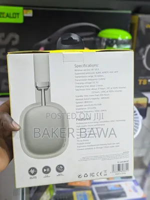 Active Noise Cancelling (Anc) Wireless Headphones.