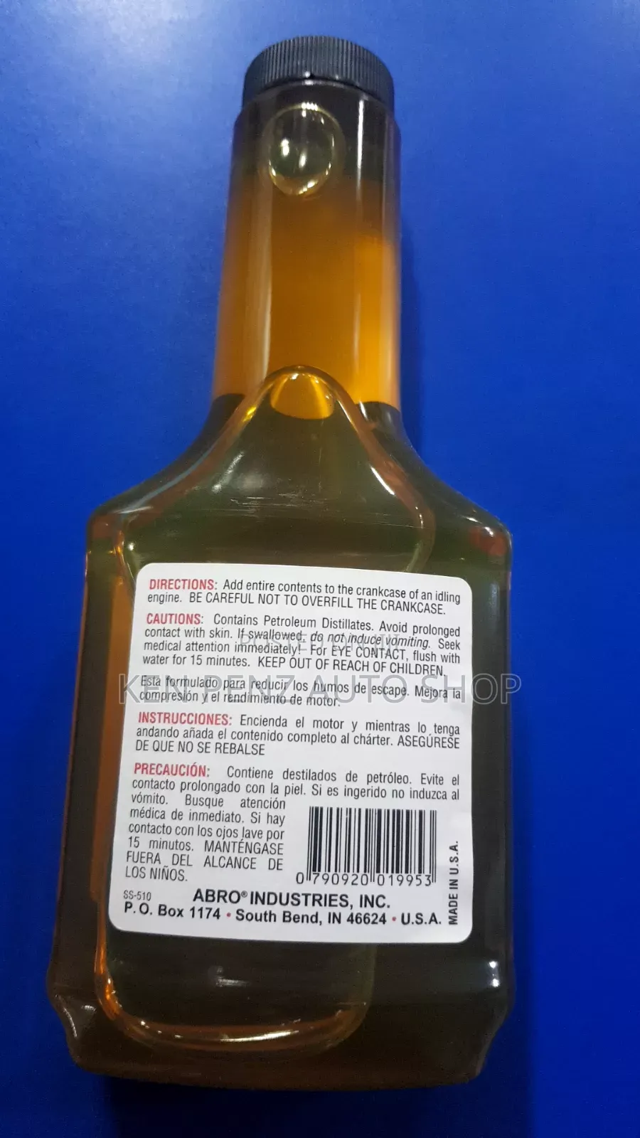 Abro Smoke Stop Engine Oil Treatment