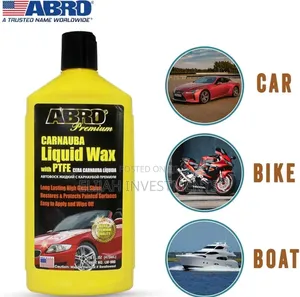 Abro Premium Carnauba Car Liquid Wax With Ptfe