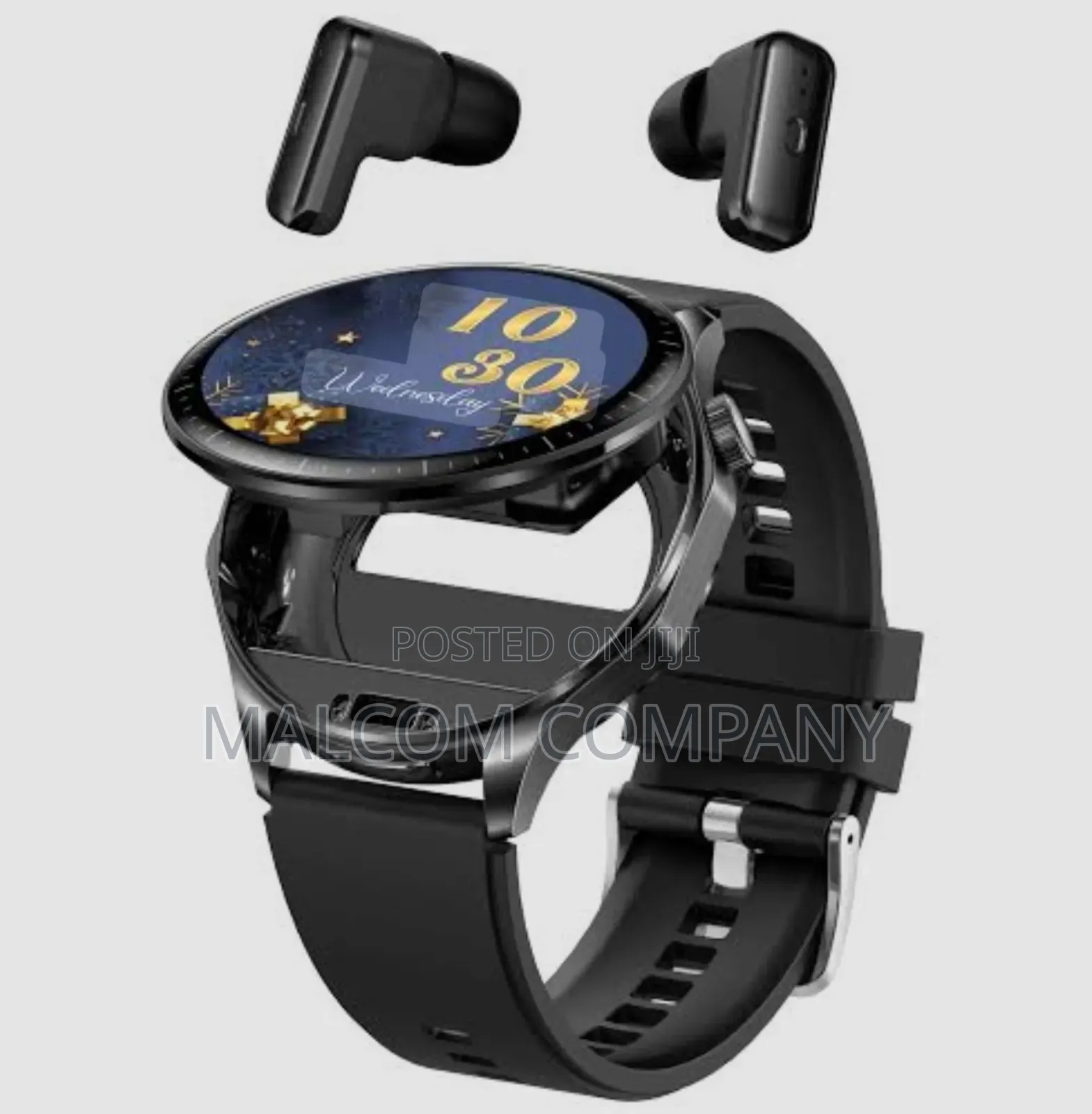 Waterproof Smart Watch With Earbuds.