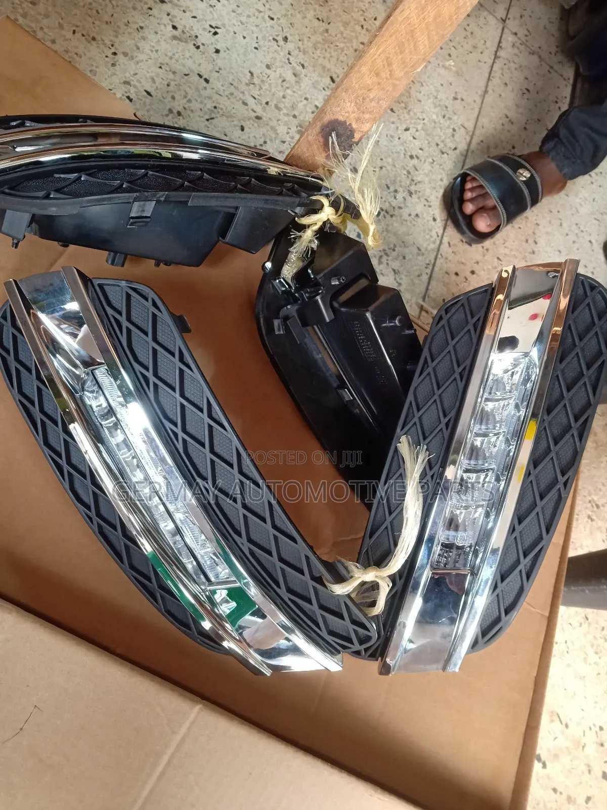 Mercedes Ml W164 Fog Lights and Fog Covers for 2005-2008