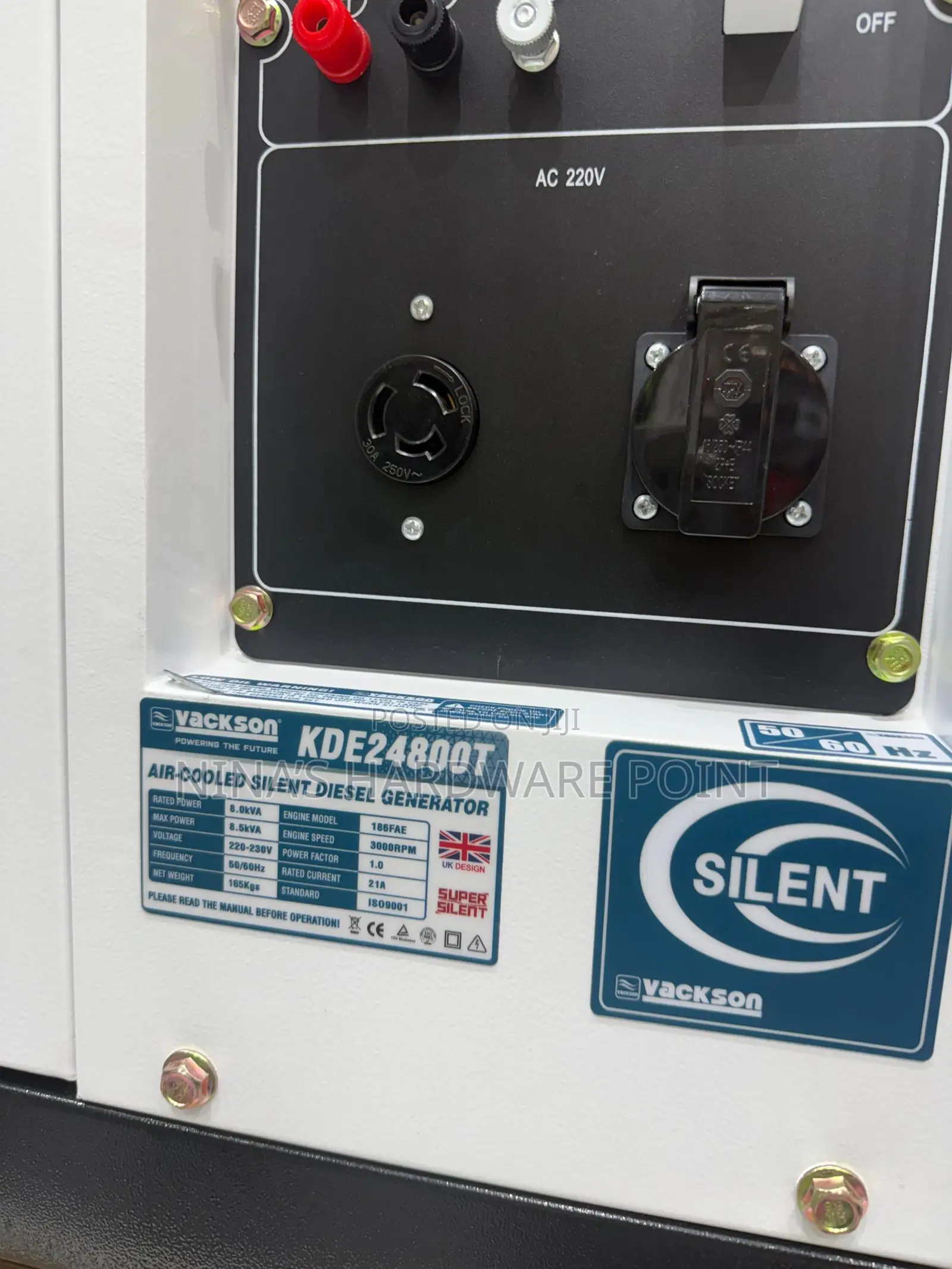 Diesel Generator Air Cooled 8.5kva (Kde24800t)