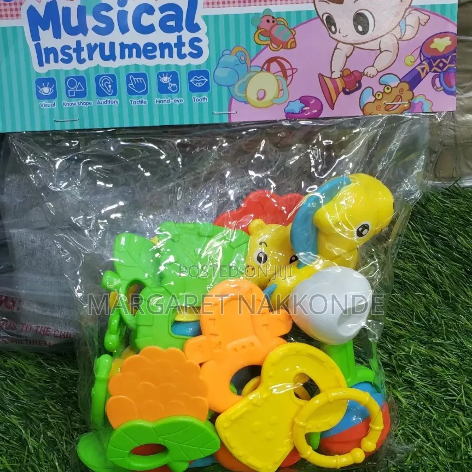 Baby Shakers Each Containing It's Own Teether