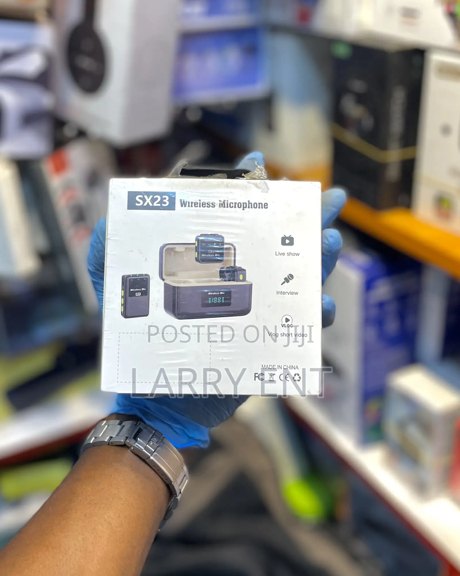 Original Sx23 Wireless Clip-on Microphone | Best for Tiktok Youtube