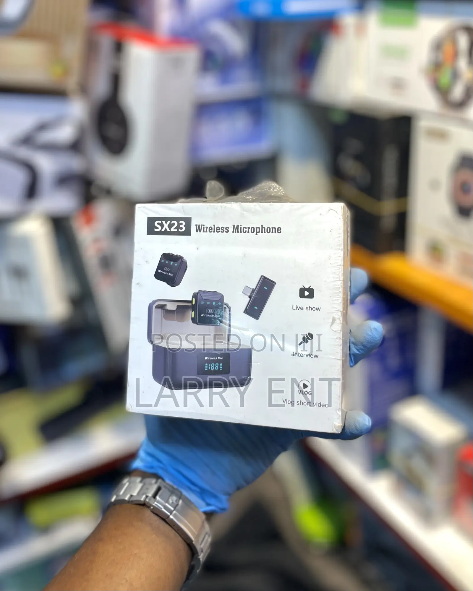 Original Sx23 Wireless Clip-on Microphone | Best for Tiktok Youtube