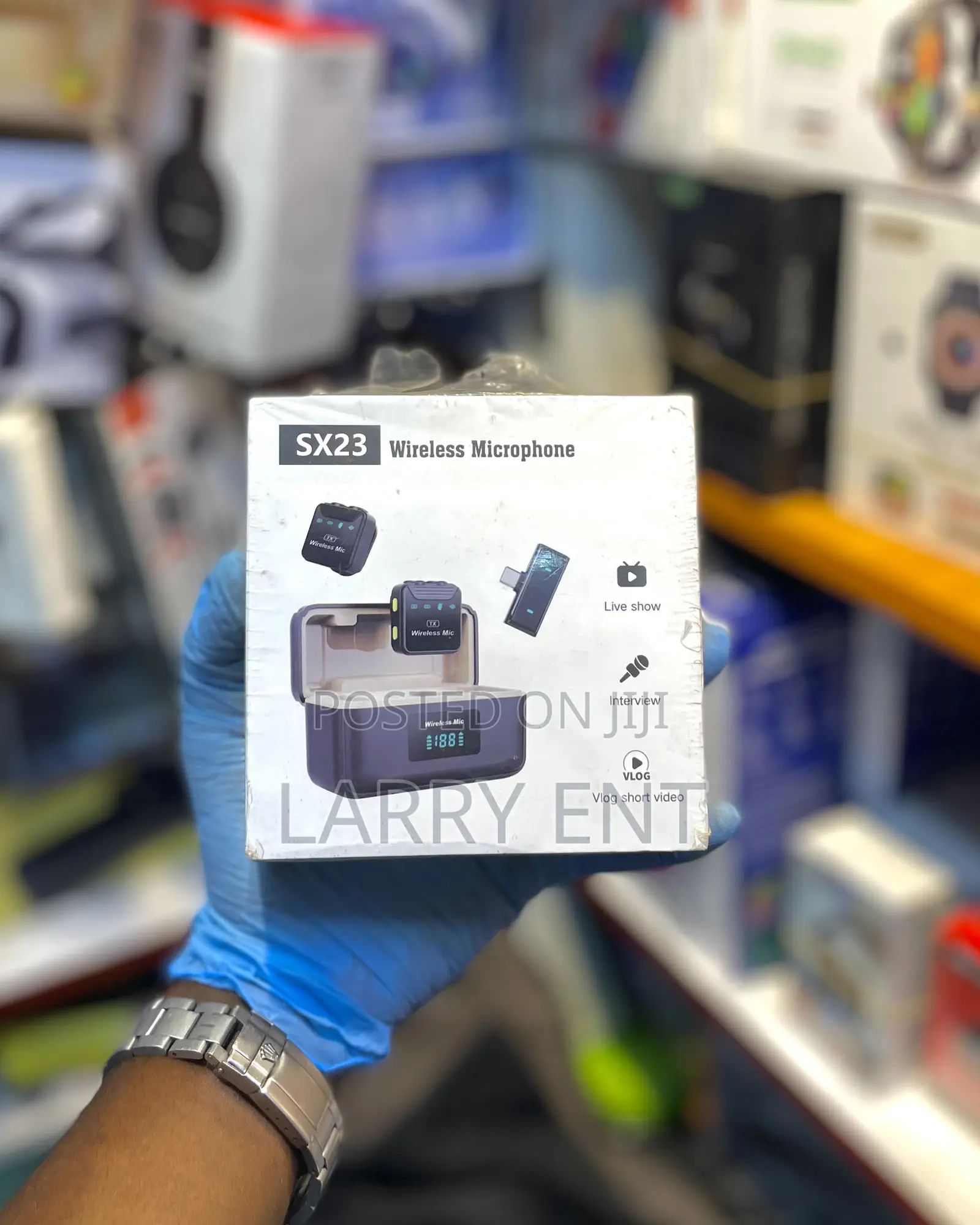 Sx23 Wireless Lavalier Microphone With Charging Case – Clear Sound