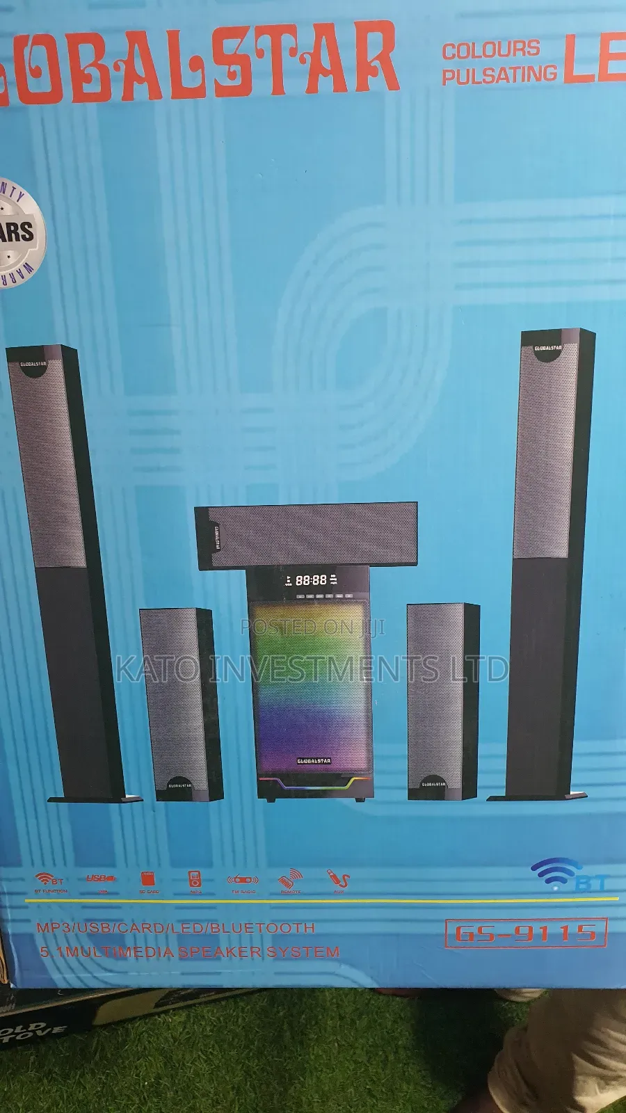 Globalstar Home Theater 5 In 1 Sound System 9115-gs