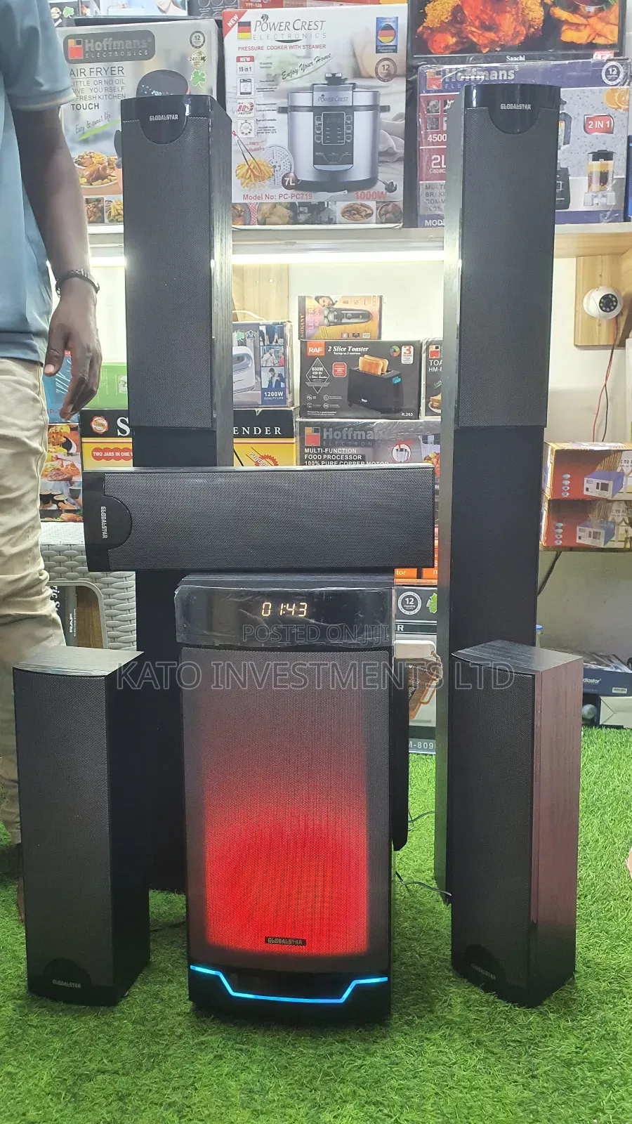 Globalstar Home Theater 5 In 1 Sound System 9115-gs