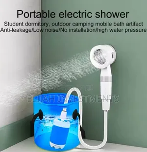 Portable, Mobile Electric Shower System.