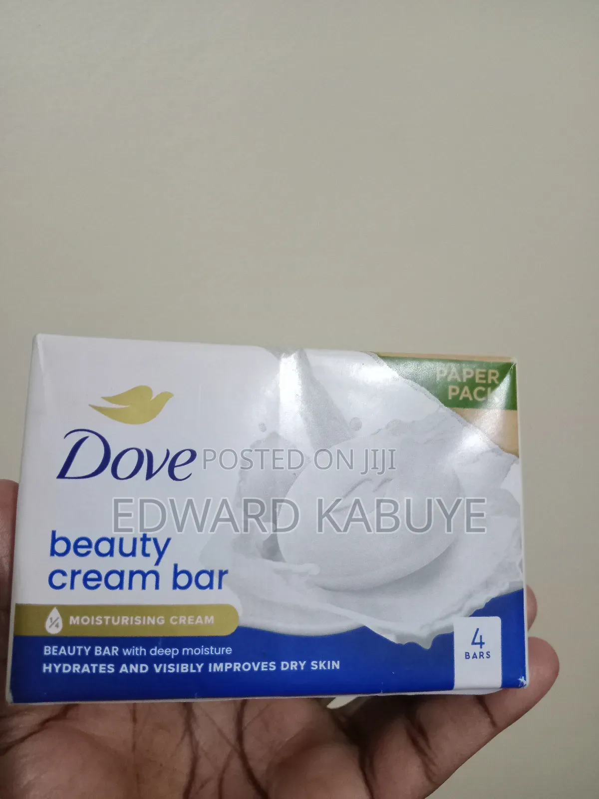Dove Beauty Cream Bar, With Moisturising Cream, 90g