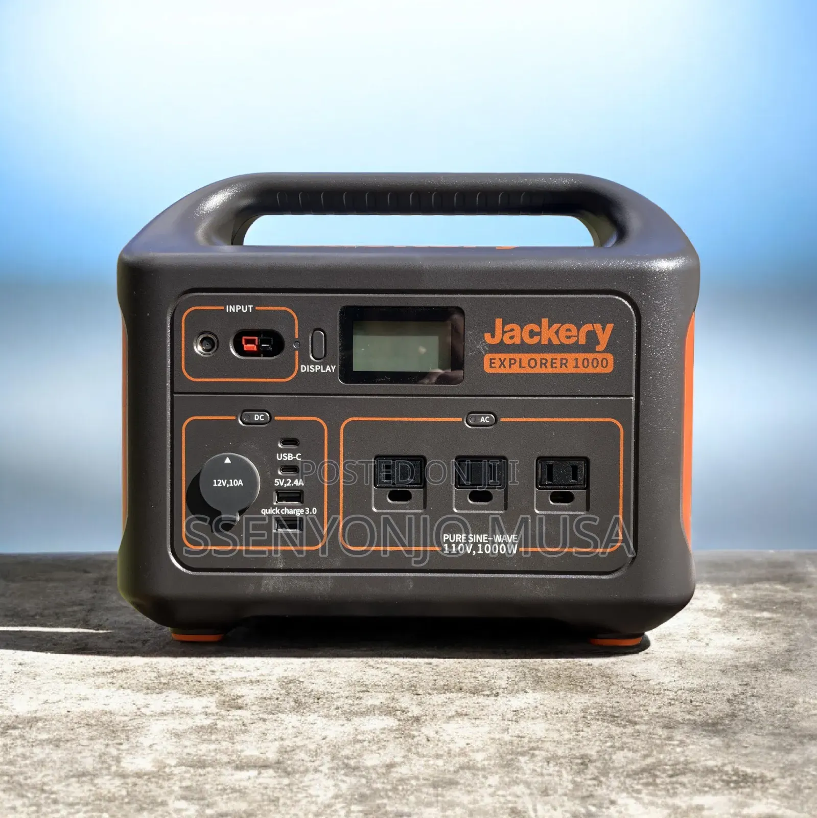 Jackery Explorer 1000 Portable Power Station -1000w-12v-Pure