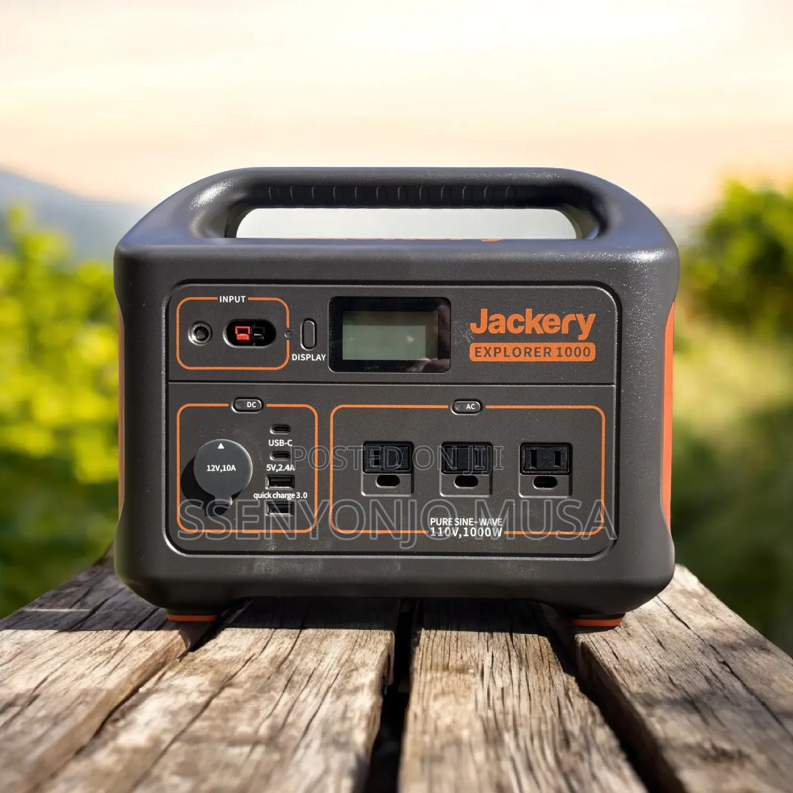 Jackery Explorer 1000 Portable Power Station -1000w-12v-Pure