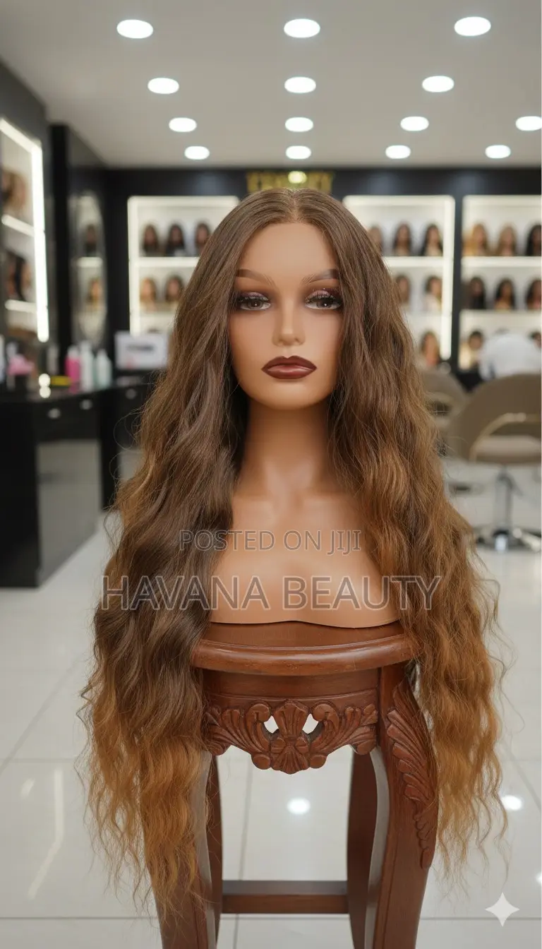 2*4 Closure Semi Human High Temperature Wig-24inches