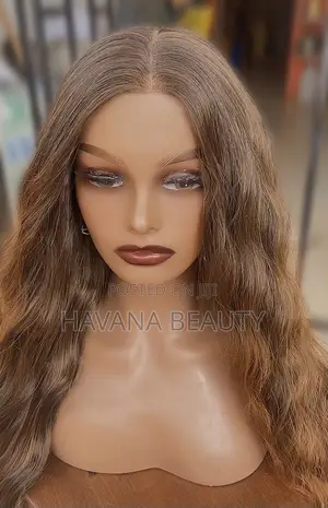 2*4 Closure Semi Human High Temperature Wig-24inches