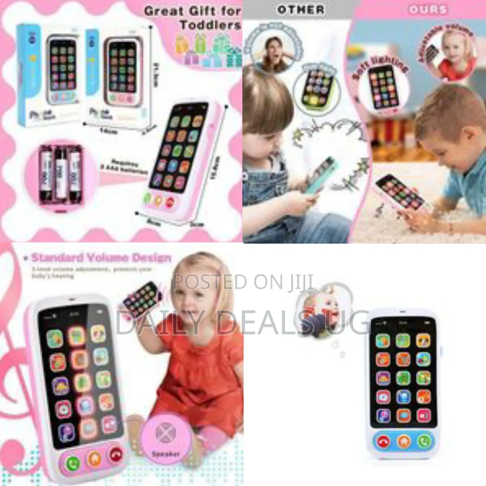 Educational Toy Smartphone for Babies and Toddlers - Multicolor