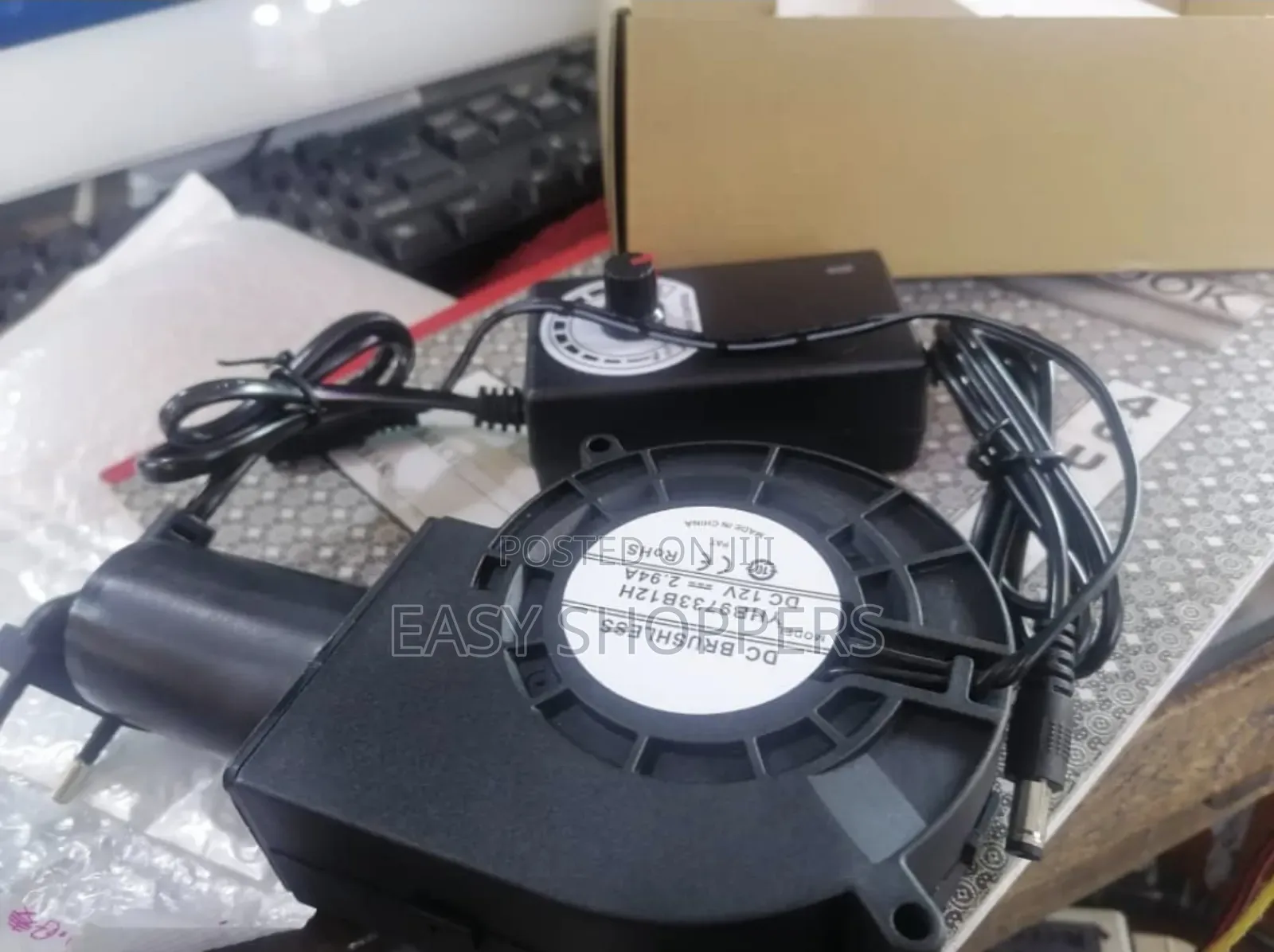 Dc Brushless Blower Fan 12v With an Adjustable Speed