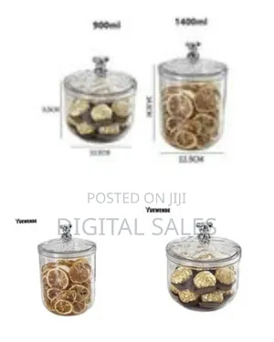 Airtight Food Storage Canisters With Decorative Lids