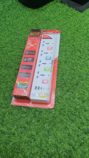 Power Socket Extension With Charging Pots And C -c Adopter