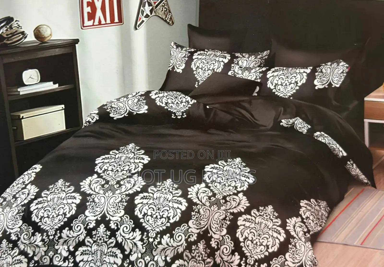 5x6 4pcs Duvet With 2 Pillowcases 1 Bedsheet - Multi Design