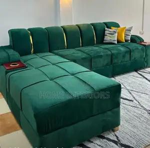 Six Seater Sofa Set in Green