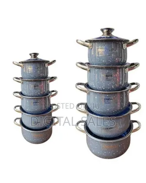 5 Pieces Set of Stainless Steel Food Serving Dishes