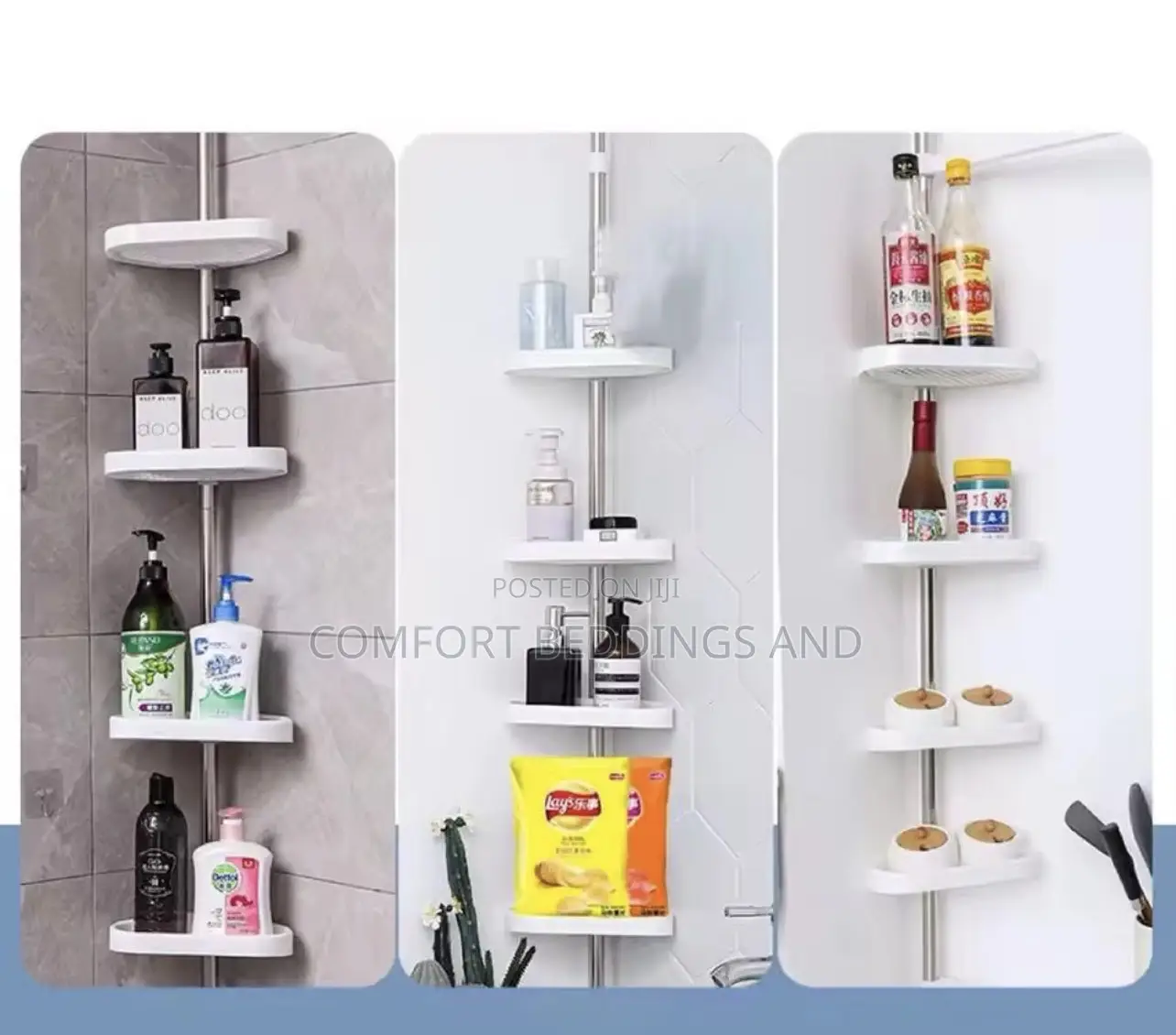 Corner Shower Organizer White