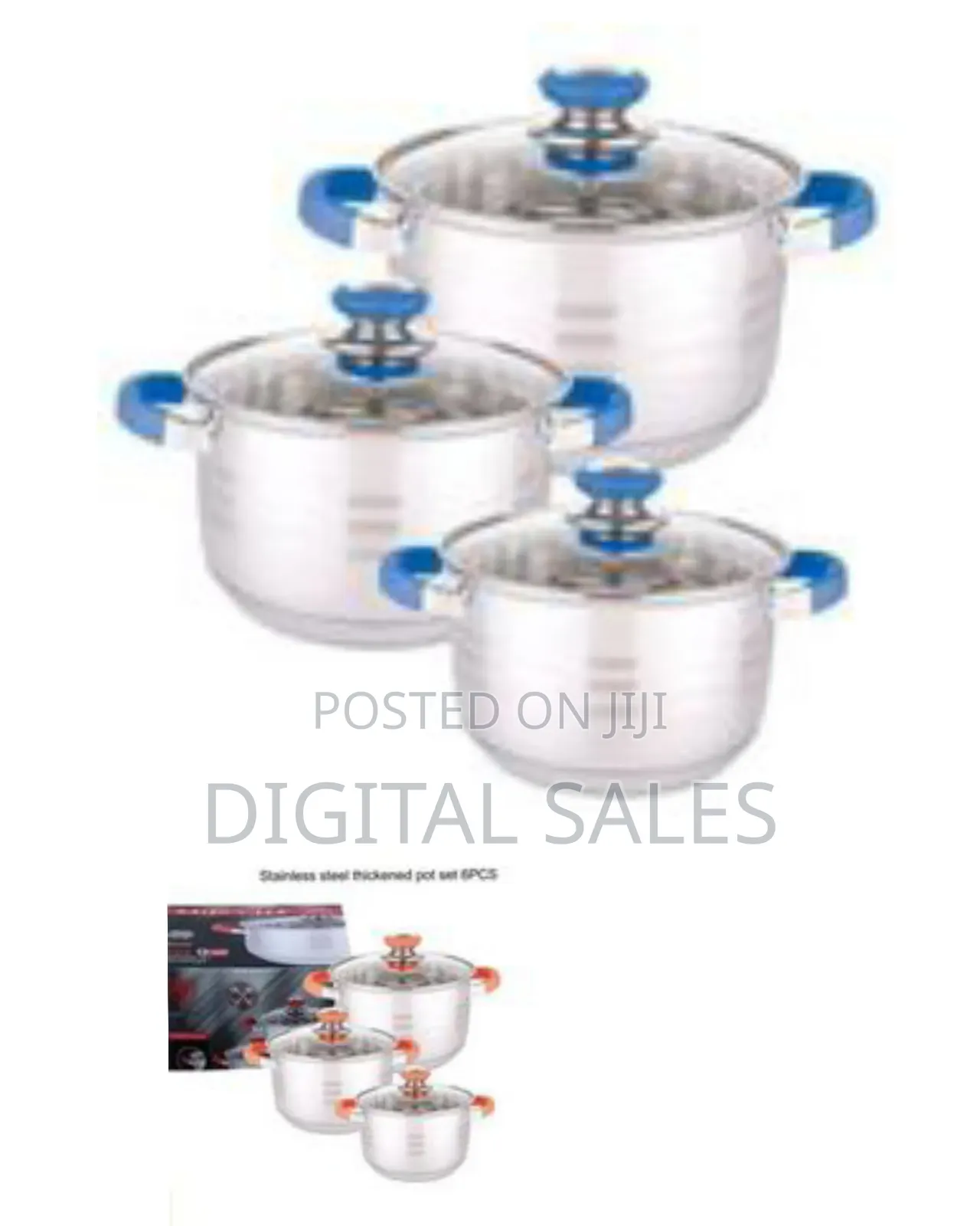 6 Piece Set of Cookware