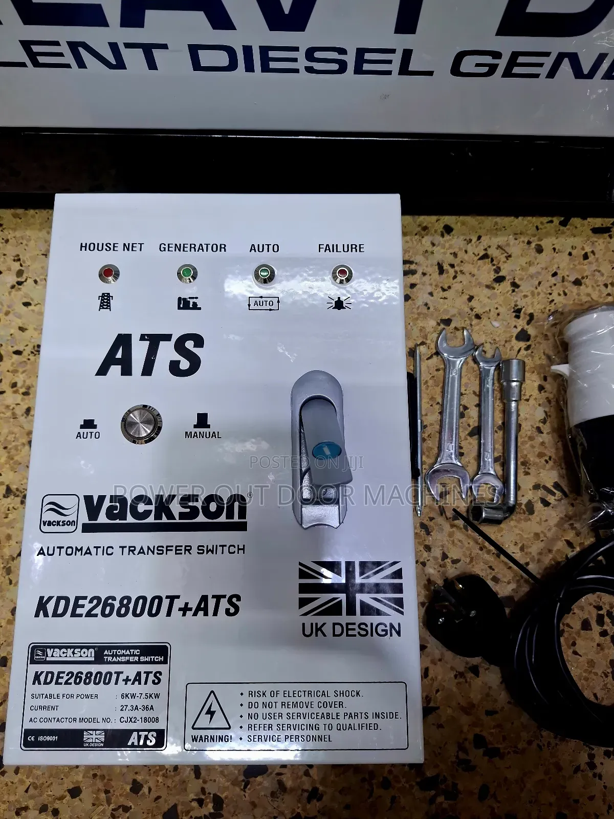 10kva Uk Vakson Diesel Silent Ats Generator
