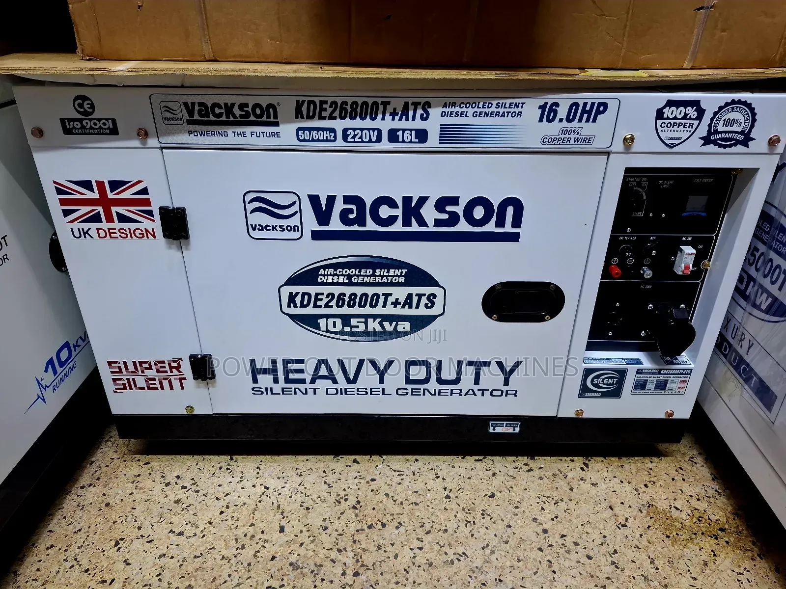 10kva Uk Vakson Diesel Silent Ats Generator