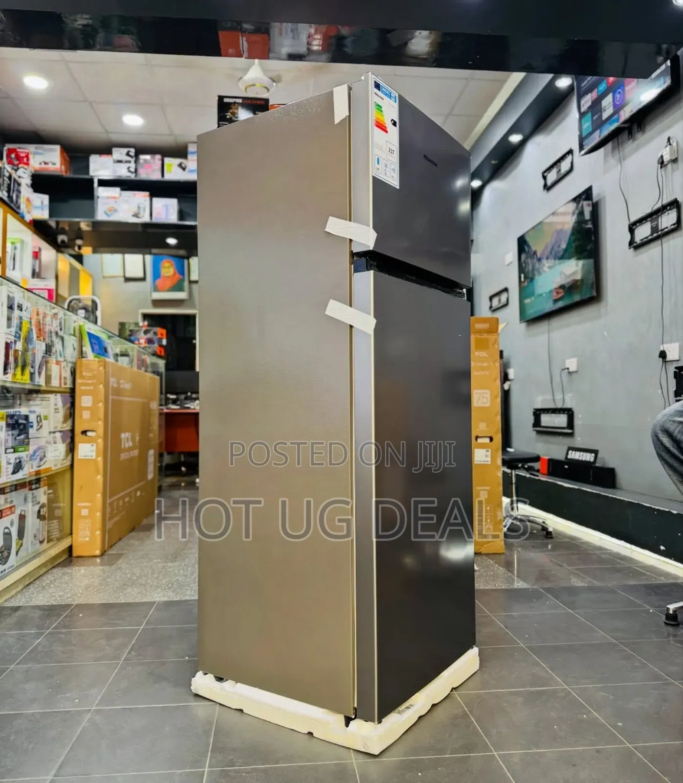 Hisense 200l Liters Nofrost Double Door Top Freezer Refrigerator