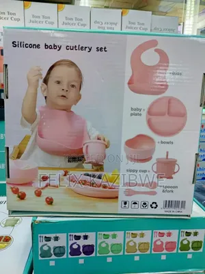 Baby Silicone Cutlery Set.