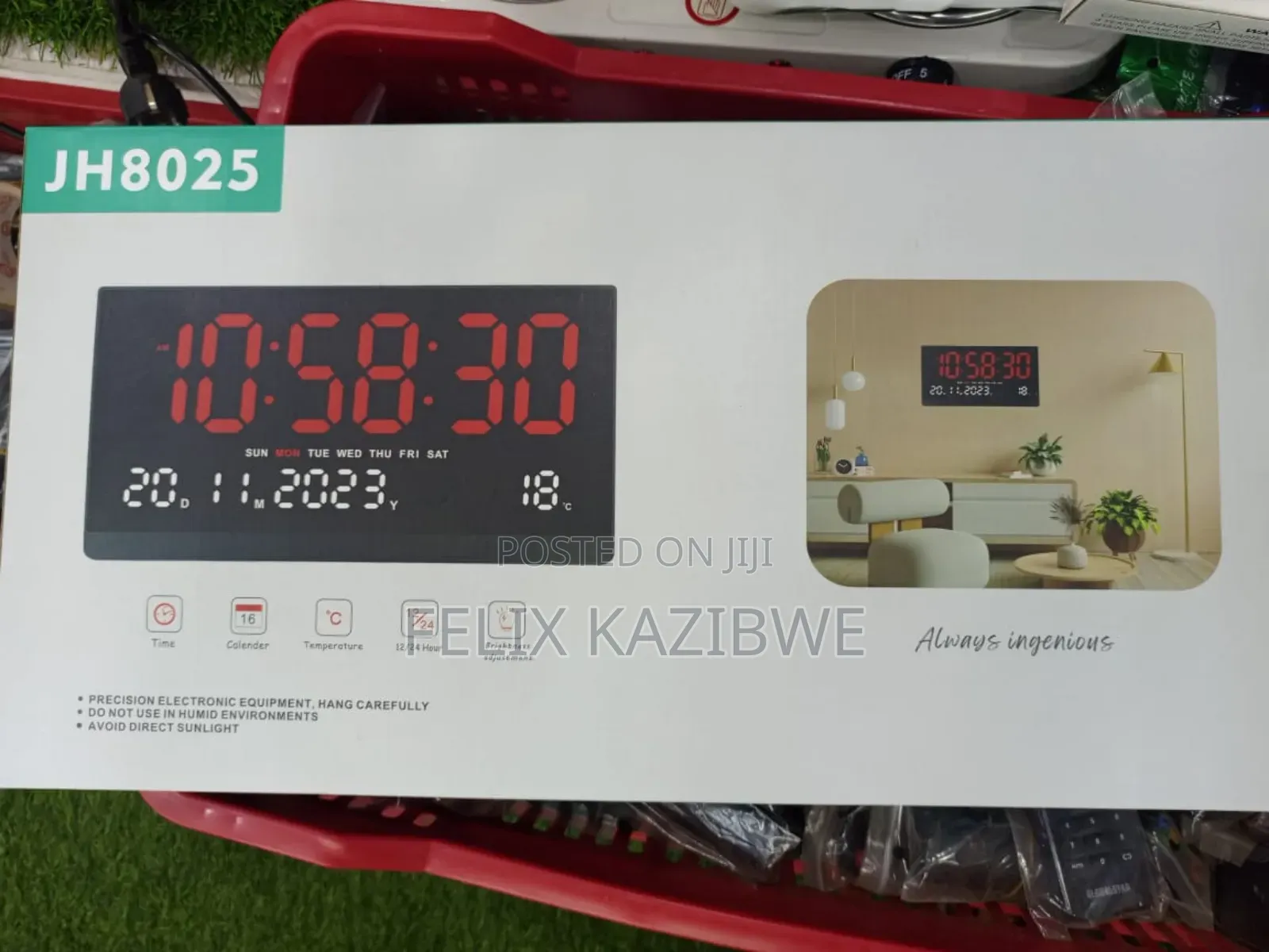 Digital Wall Clock.
