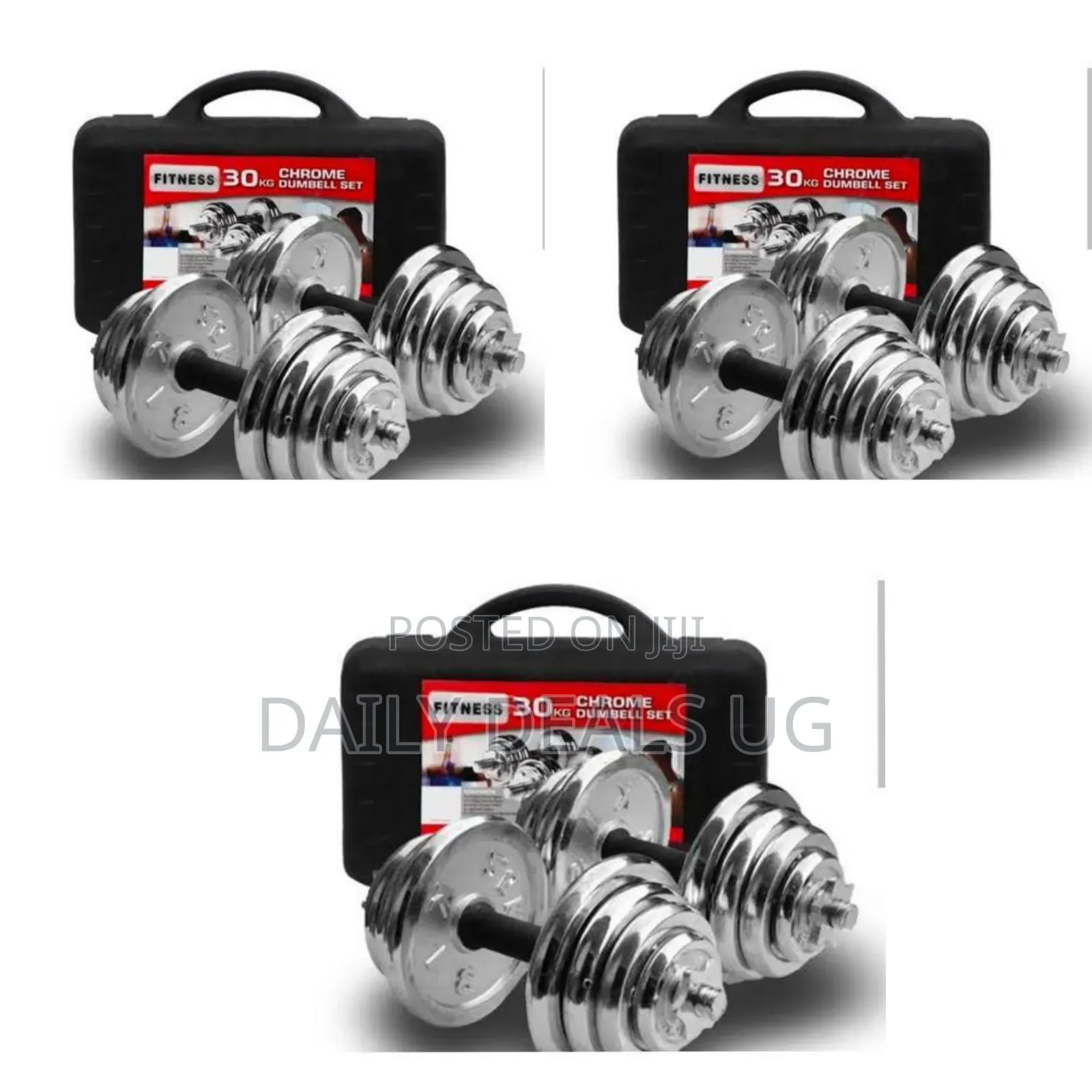 Chrome 30kg Full Weight Set