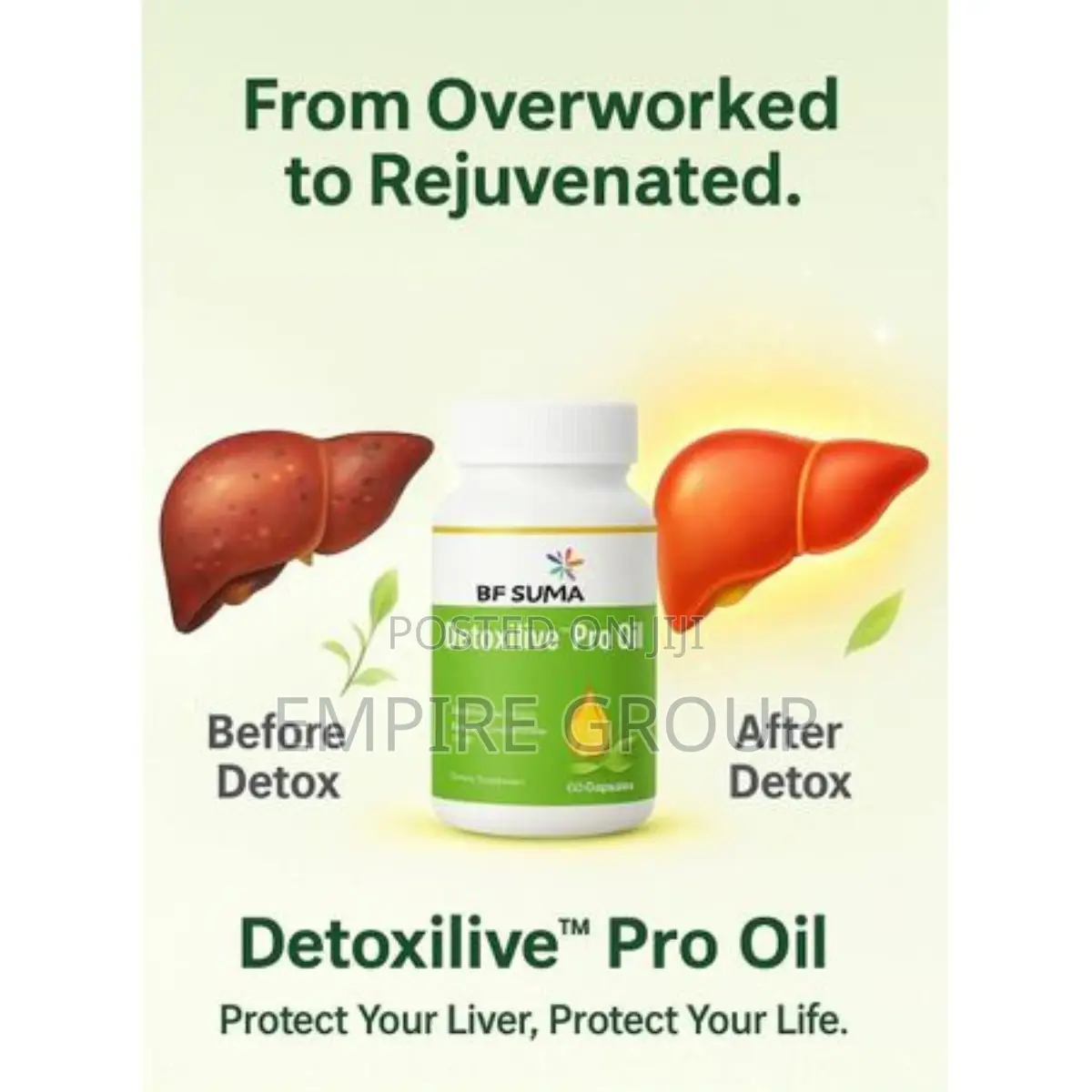 Detoxilive Pro Oil Capsules | Soy Pc Liver Support Formula