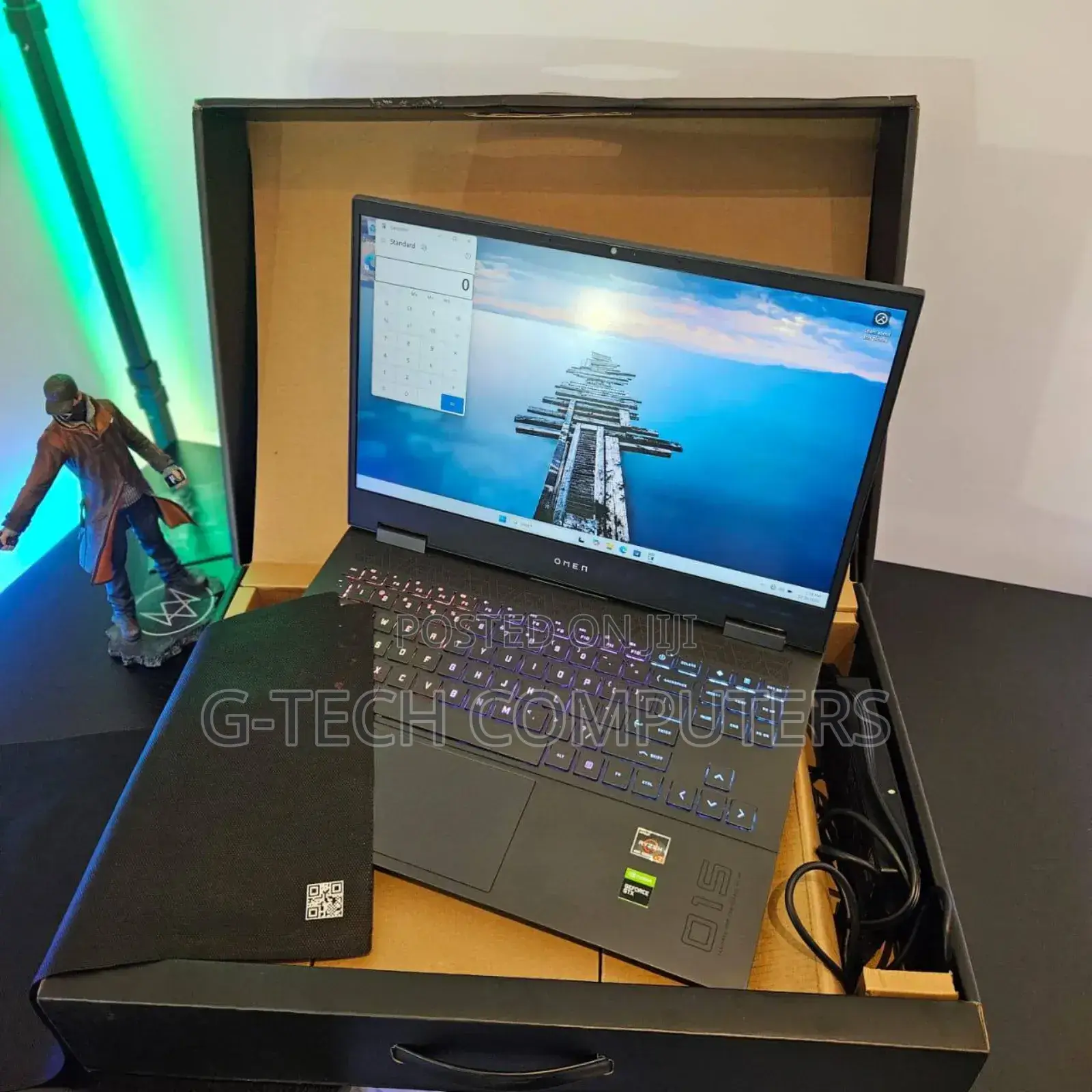 New Laptop HP Omen 15 16GB AMD Ryzen 7 SSD 512GB