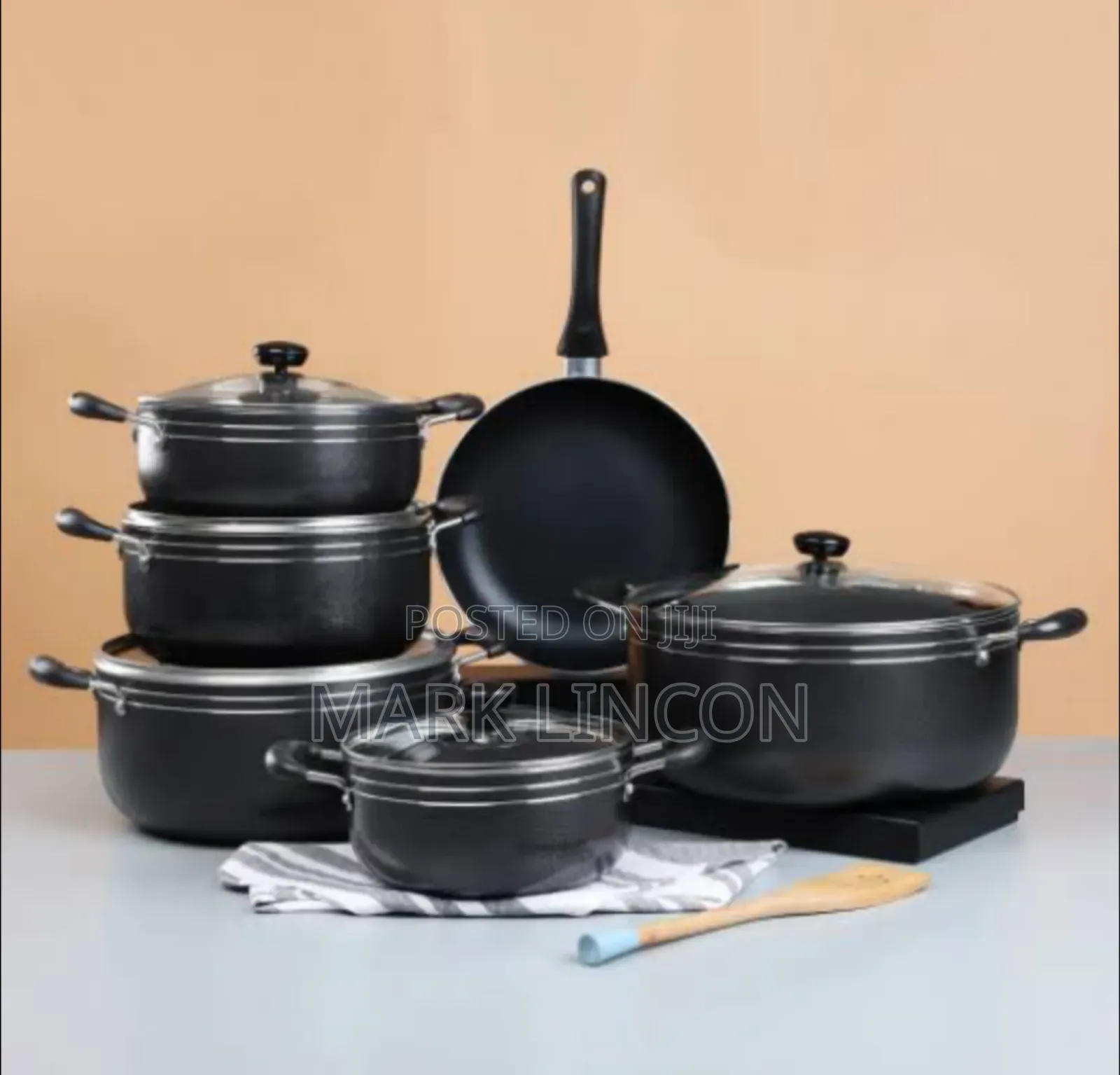Tonardo 11- Piece Non-Stick Aluminium Cookware Set