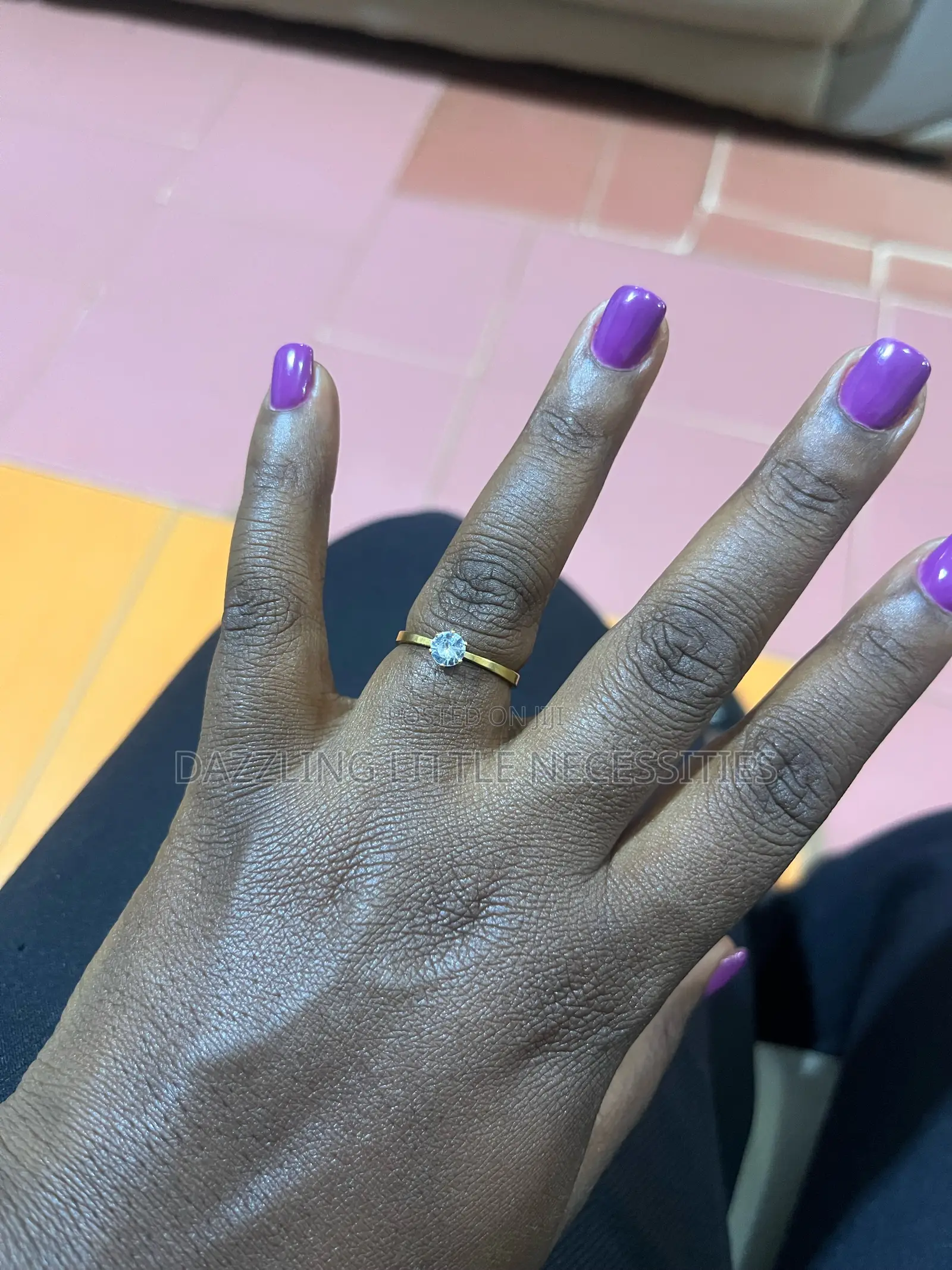Leela Engagement/Promise Ring - Size 18 (Comes With a Box)