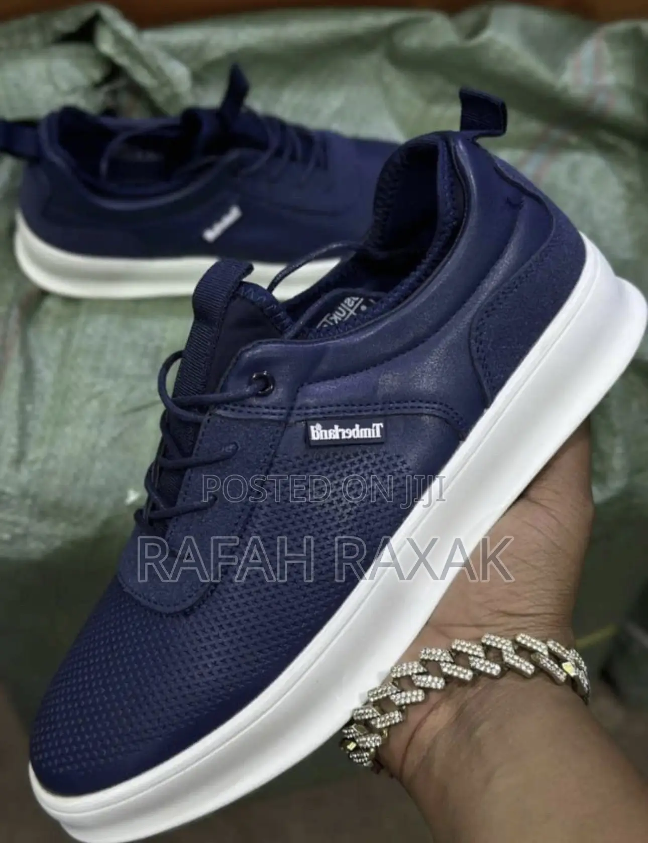Original Men’S Navy Blue Timberland Smart Casual Sneakers