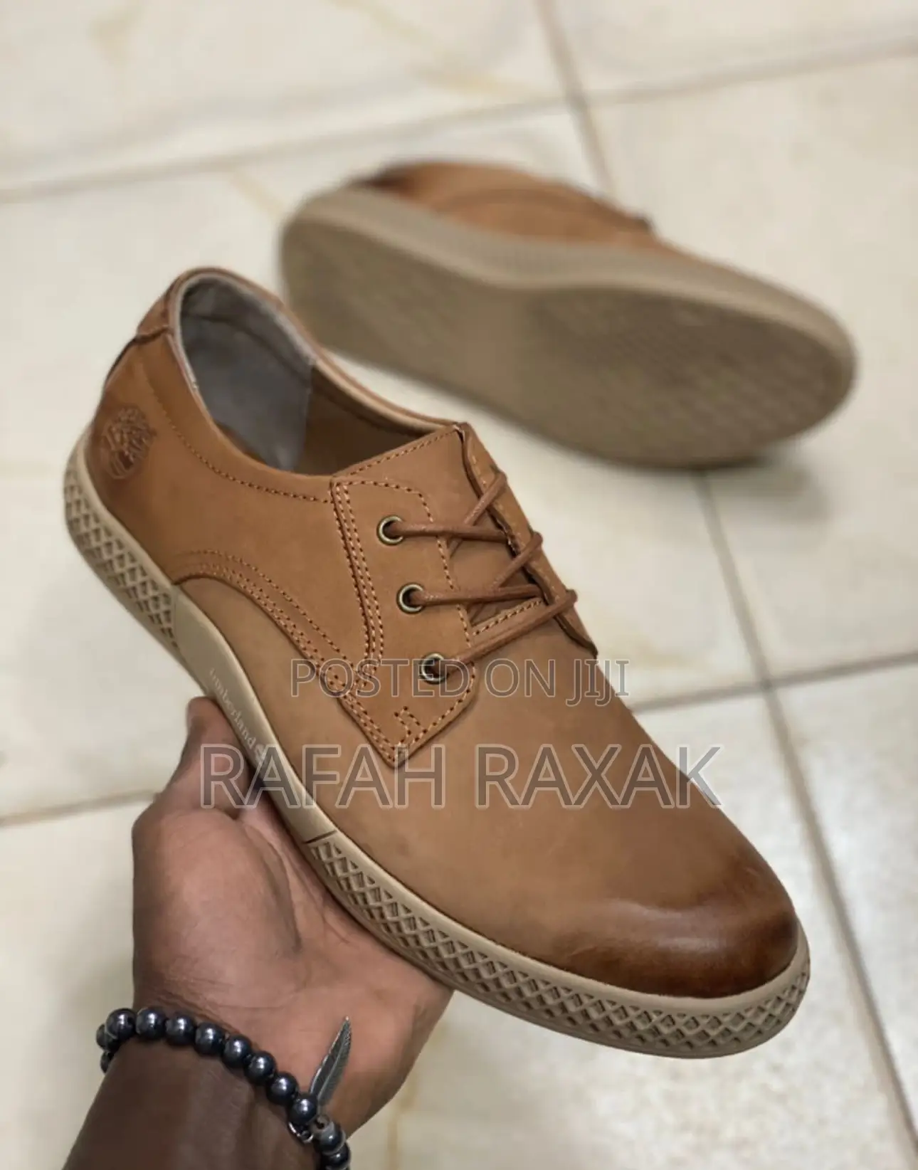 Men’S Brown Timberland Smart Casual Leather Low Shoes