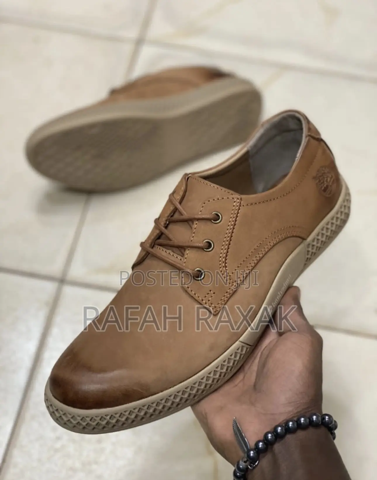 Men’S Brown Timberland Smart Casual Leather Low Shoes