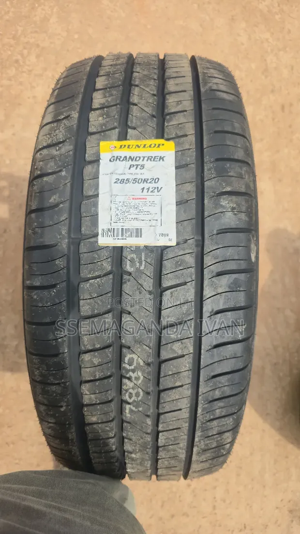 285/50r20 Landcruiser Dunlop Grandrek Pt5 Tyres Japan Made for