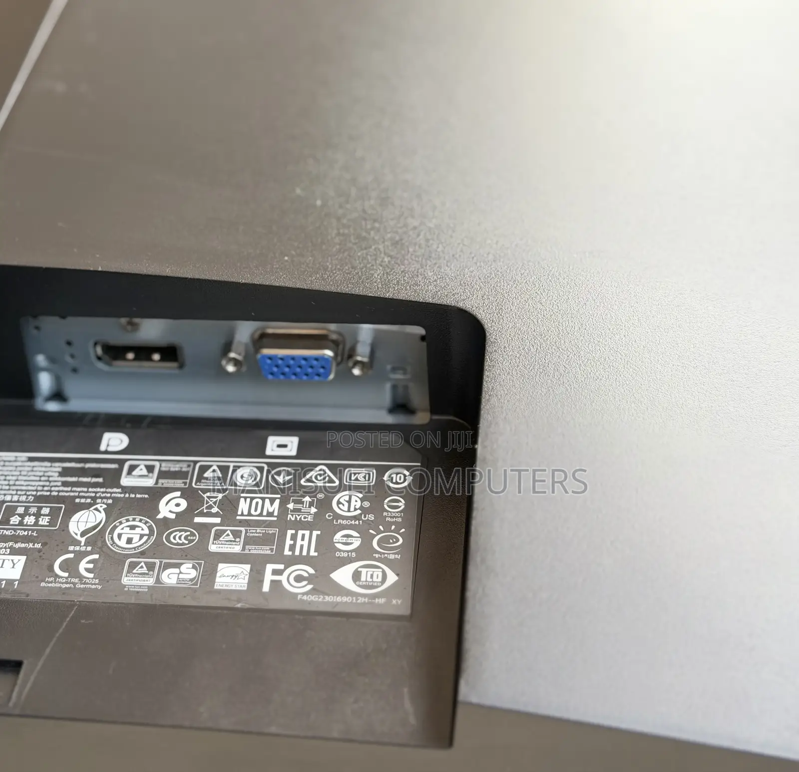 Hp Monitor 24 Inch Screen Ips Full Hd Vga Dp