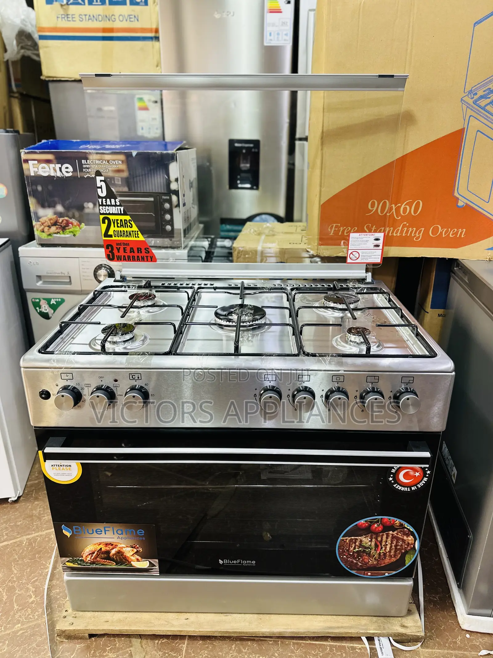 Blueflame Full Gas Cooker 90x60cm